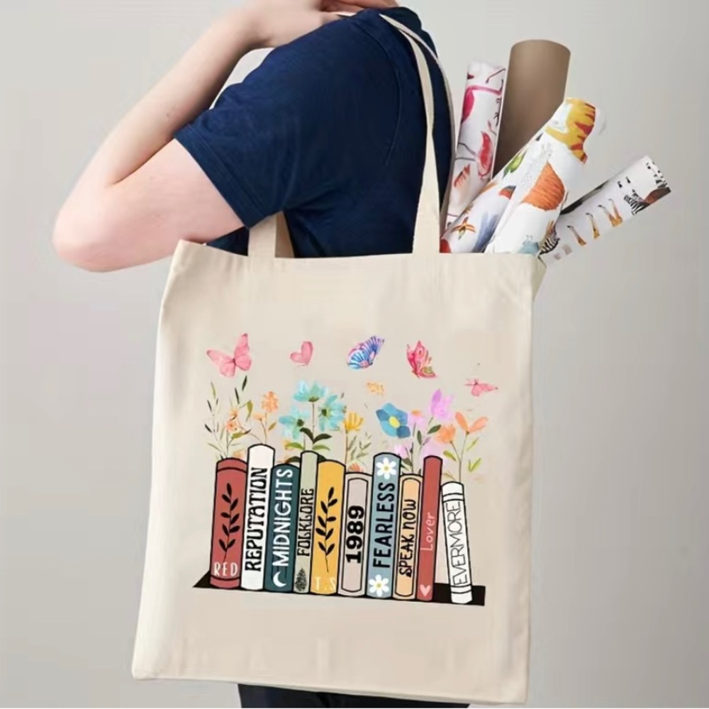 Taylor Swift ALBUM BOOKS TOTE BAG